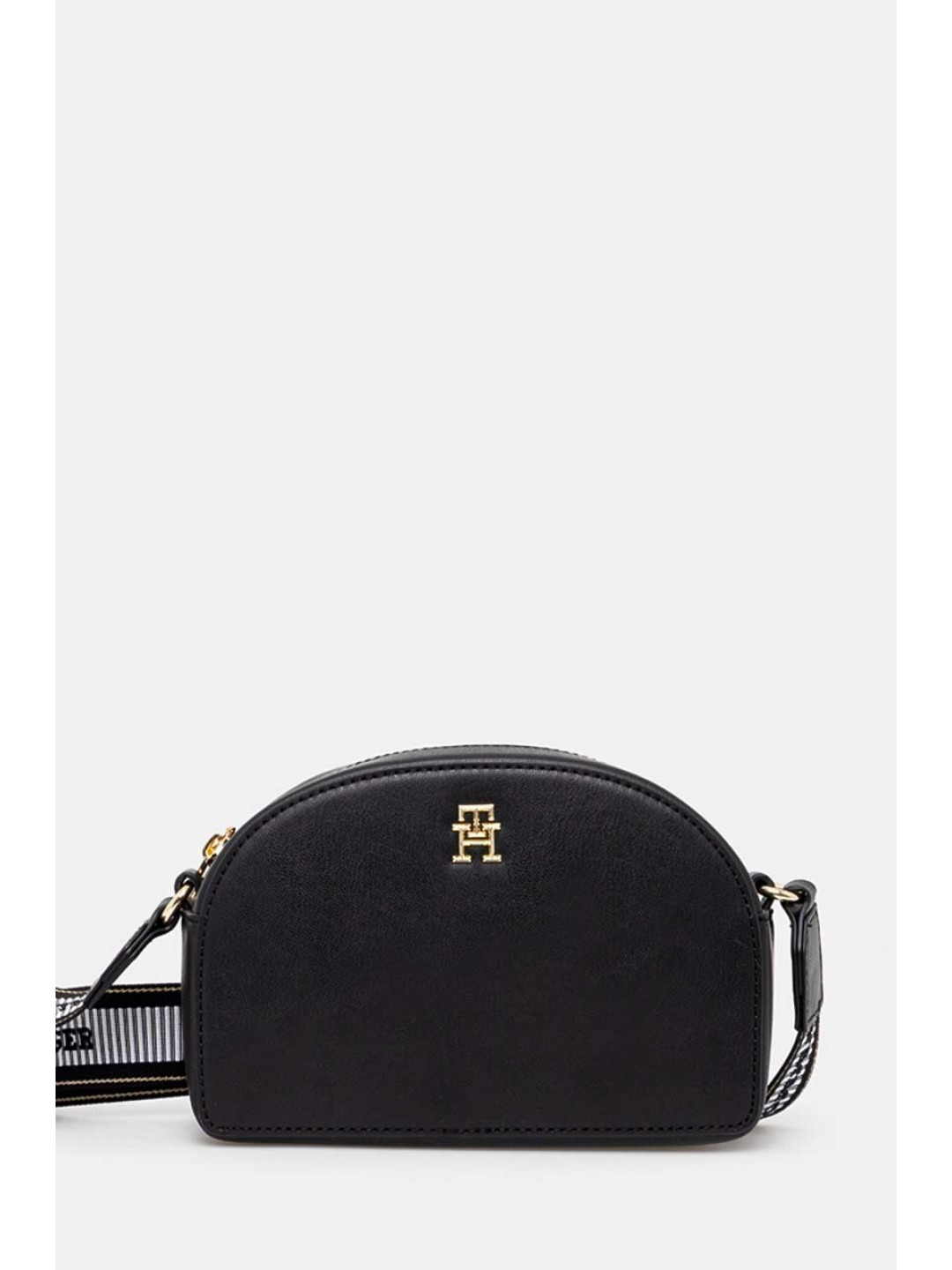 Kabelka Tommy Hilfiger černá barva AW0AW16679